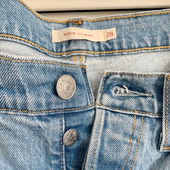 NWOT Levi's Wedgie Straight Jeans Tango Hustle 28 - Picture 6 of 8